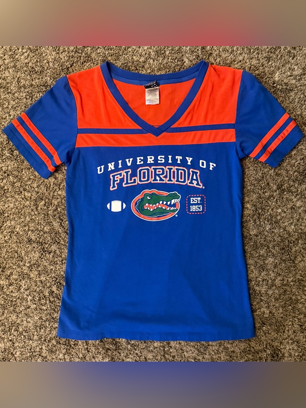University of Florida Women’s V-Neck Short Sleeve Tee